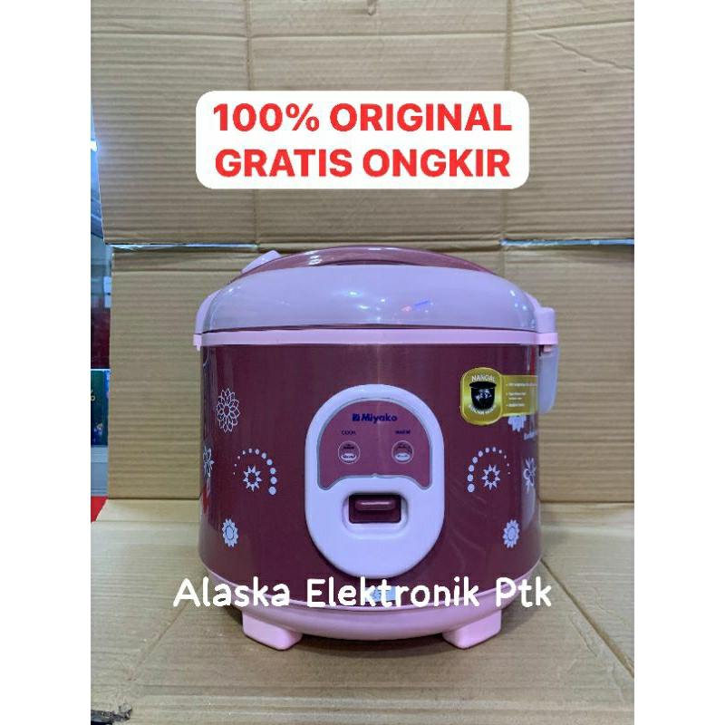 Magicom Miyako Anti Lengket MCM-18BH 1,8Liter GARANSI RESMI 1 TAHUN/Rice Cooker Miyako Panci Tebal A