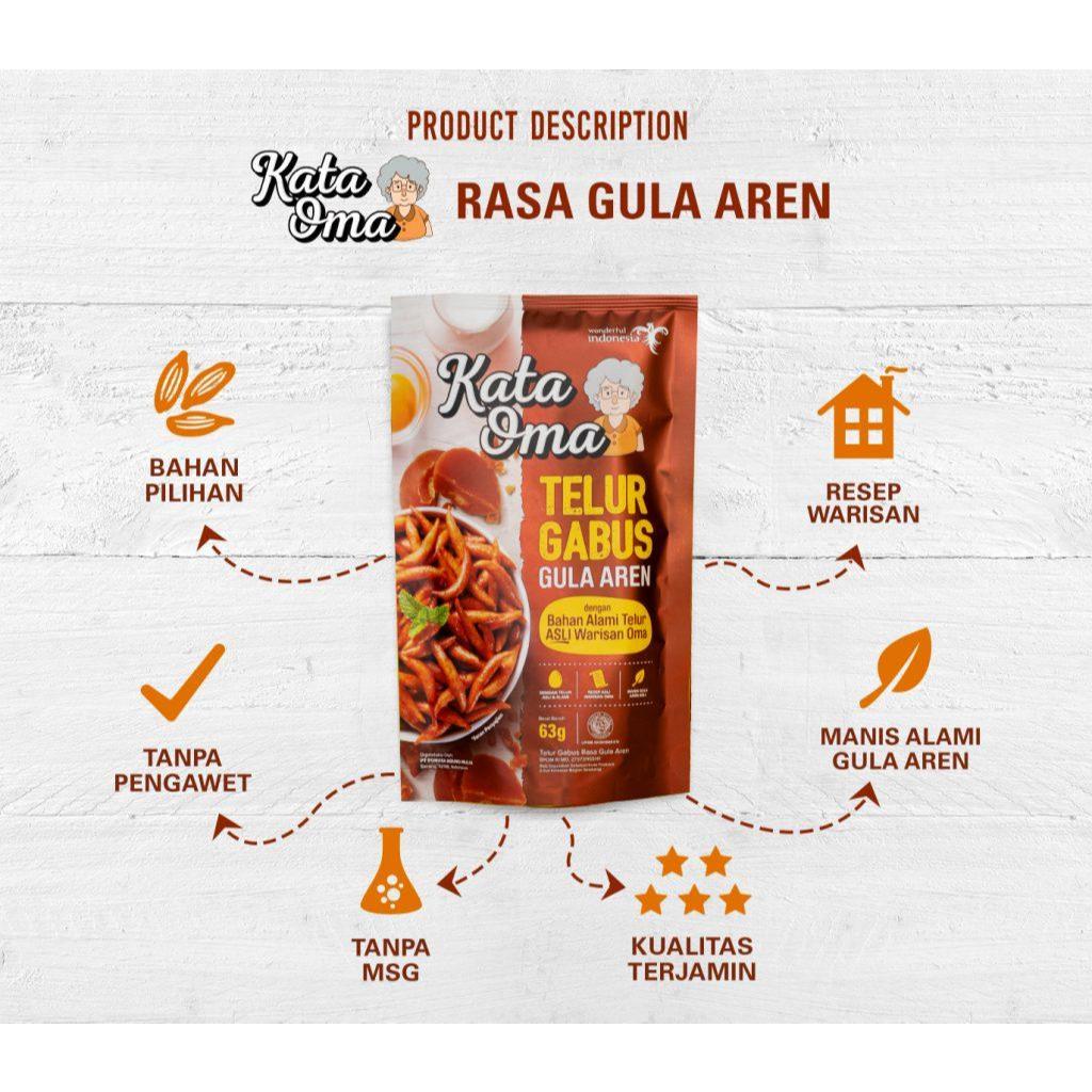 

Kata Oma Telur Gabus Gula Aren