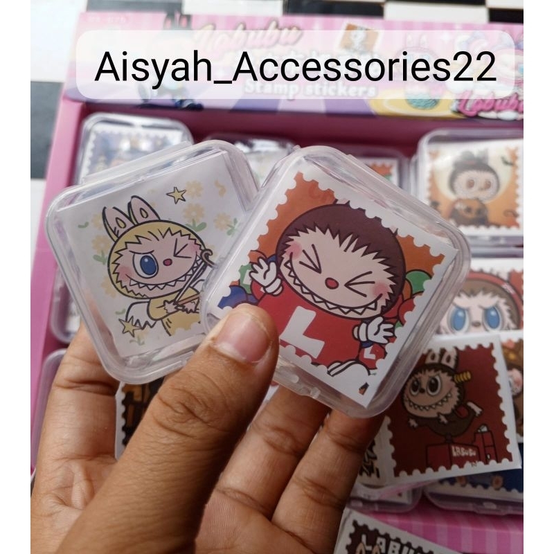 

(4box) Sticker Labubu Kotak 1kotak isi 13pcs / Sticker Import Labubu