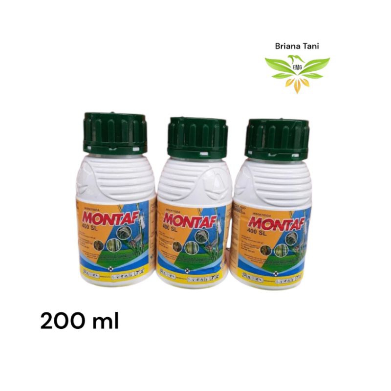 ￼Montaf 400 SL 200ml Insektisida Dimehipo 400g/l Basmi Wereng Ulat  Penggerek Daun Perokimia Kayaku 