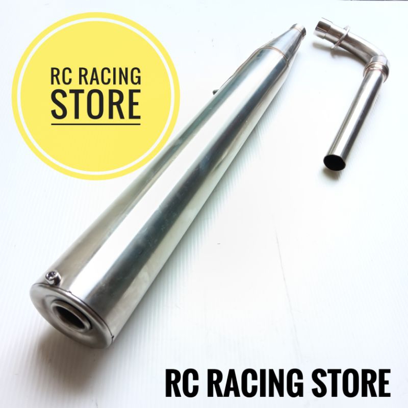 Knalpot Standar Racing Honda WIN100 - WIN 100 Full Stainless Ngebass