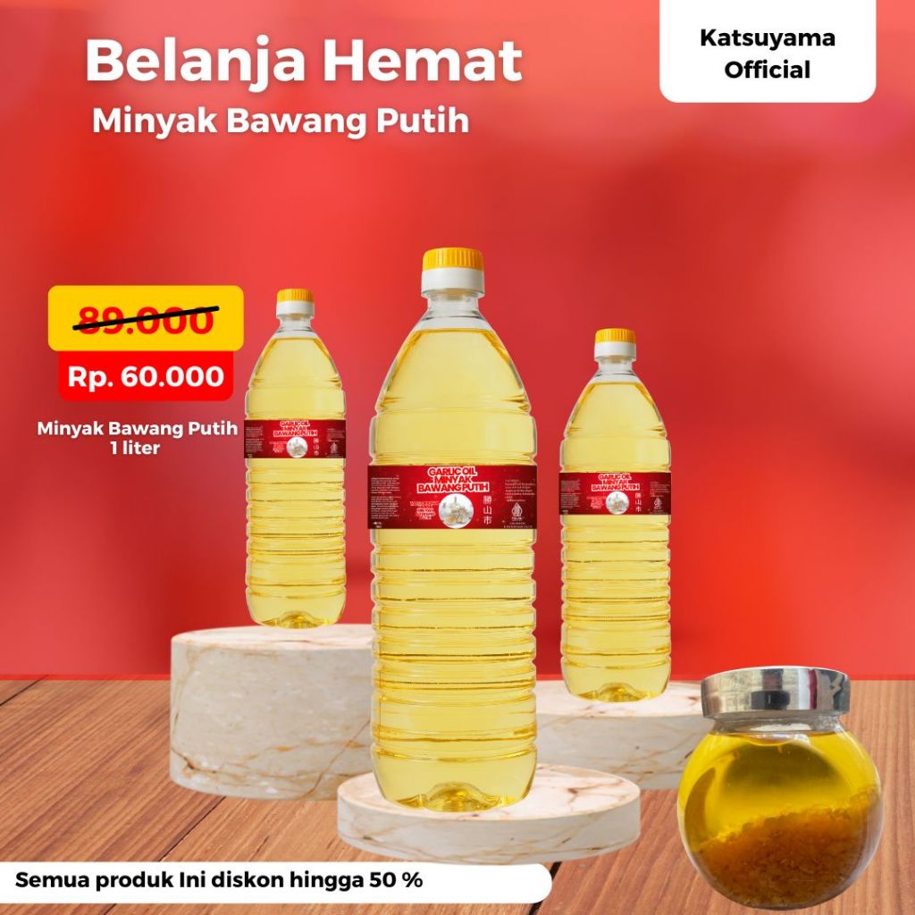 

Garlic oil Minyak Bawang putih goreng Paket Usaha Bumbu Pelengkap Masakan