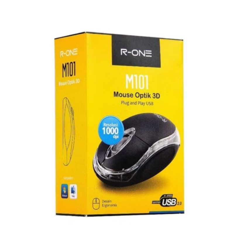 MOUSE OPTIC R-ONE USB MOUSE KOMPUTER MOUSE LAPTOP  CURSOR PROMO MOUSE KOMPUTER