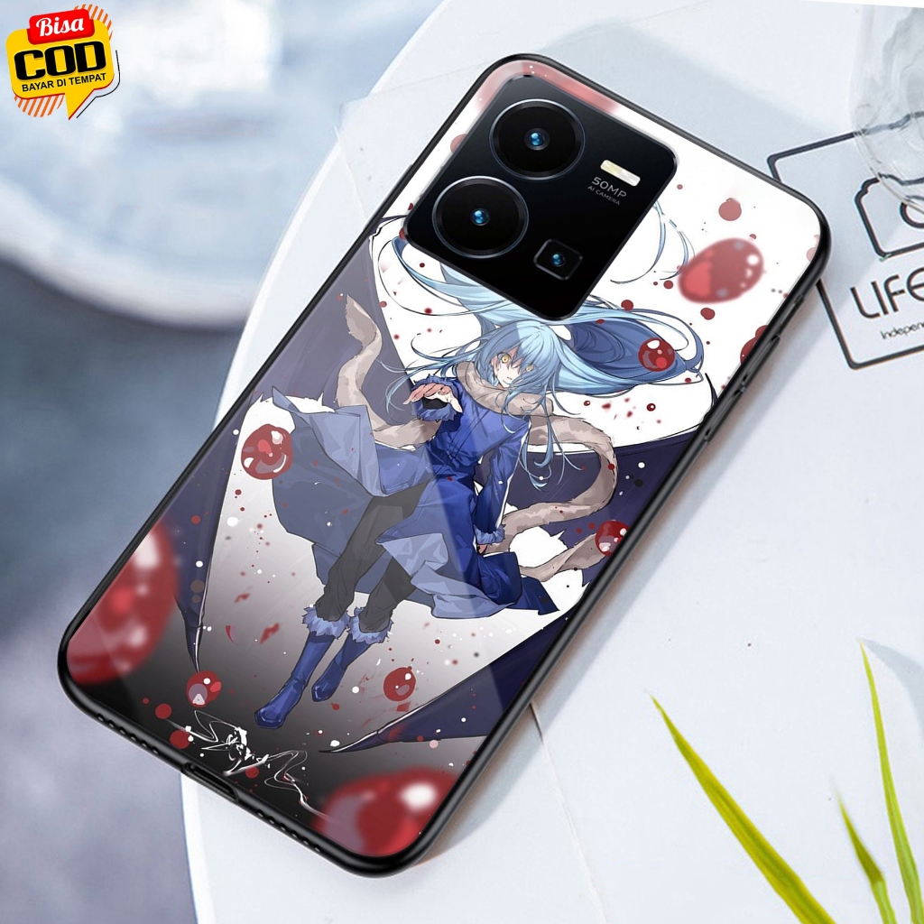 ALPHA CASE - CASE VIVO Y35 - ( RIMURU ) - 2D glossy - Case premium Glossy - Case Keren - Case lucu -
