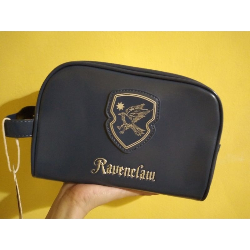 Harry Potter Rectangel Make Up Bag, Pouch/tas Biru Ravenclaw/Slytherin/Gryffindor/Hufflepuff
