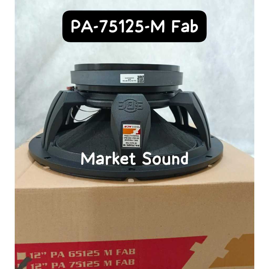 speaker 12 inch ACR Fabulous PA 75125 M Fabolus 12 in original
