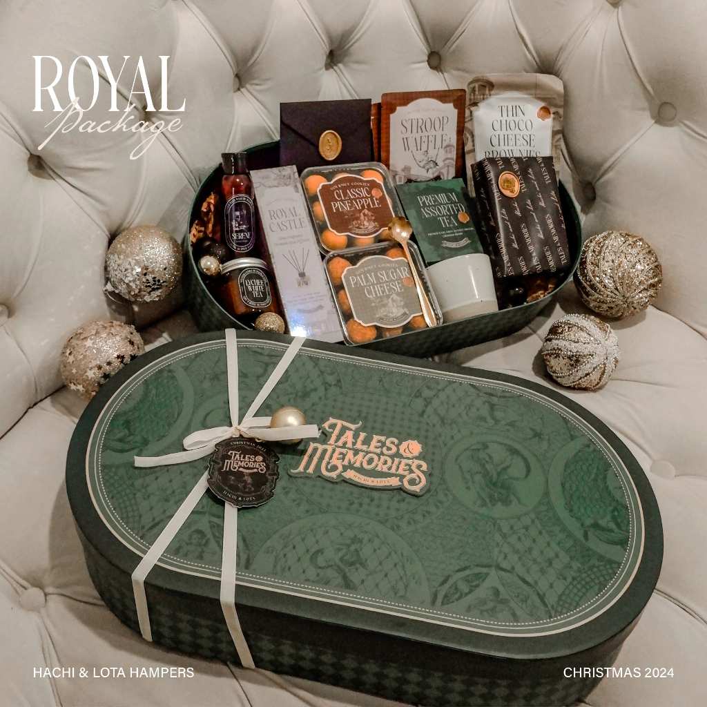 

ROYAL Hampers by Hachi & Lota | christmas hampers, hampers natal 2024, parcel natal, hampers tahun baru, hadiah natal, paket kue kering natal, new year gift, christmas gift