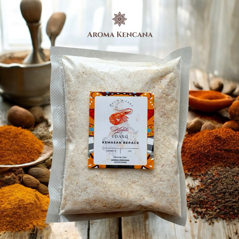 

Kaldu Udang Bubuk Grade A (Premium) Kemasan 1 KG - AROMA KENCANA