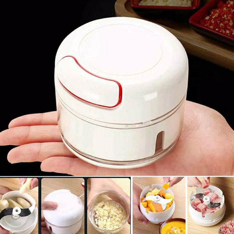 Promo Populer  Blender Mini Chopper Cooper Pencacah Bawang Cabe Daging Blender Tarik