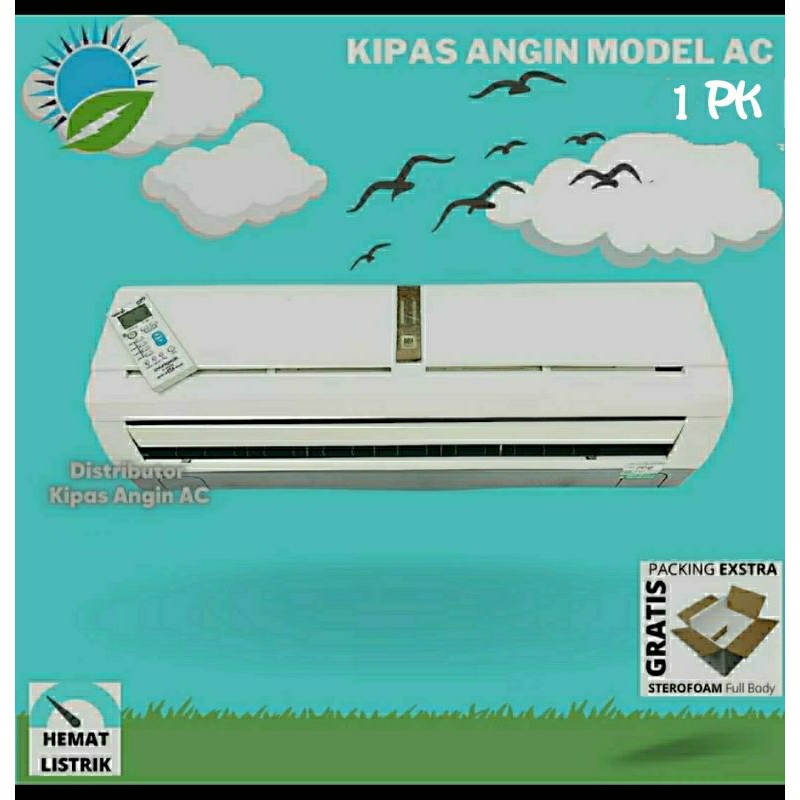 KIPAS ANGIN INDOOR AC PANASONIC/DAIKIN 1PK+REMOTE+BREKET