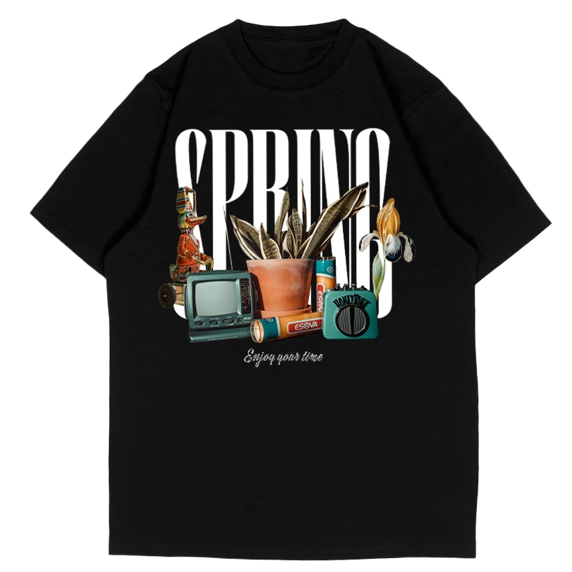Poeticluzien T-Shirt Sprino ( Black )