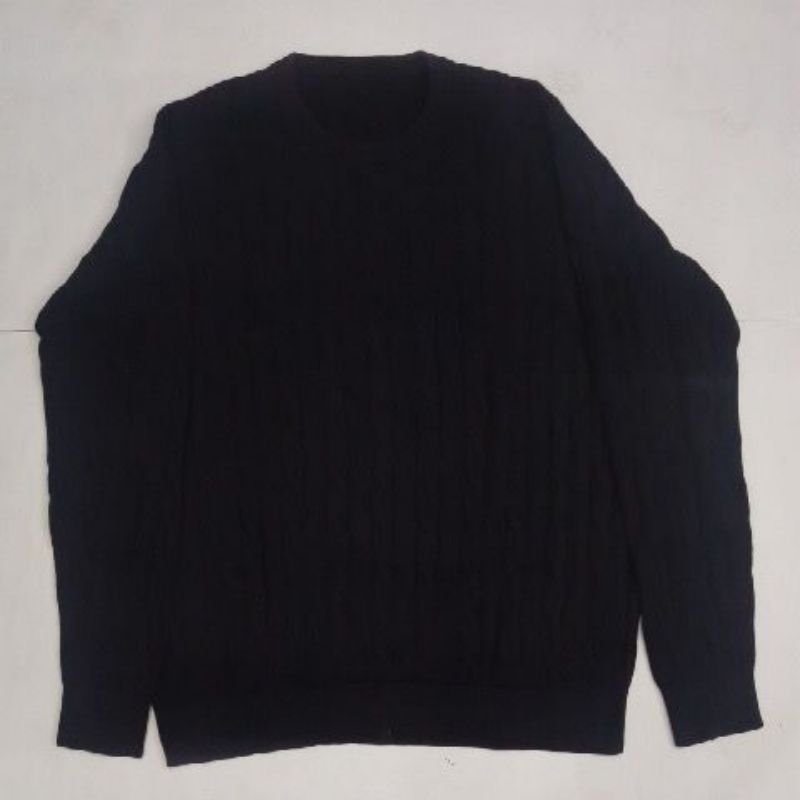 sweater premium murah sweater cewek premium murah hitam polos sweater kepang