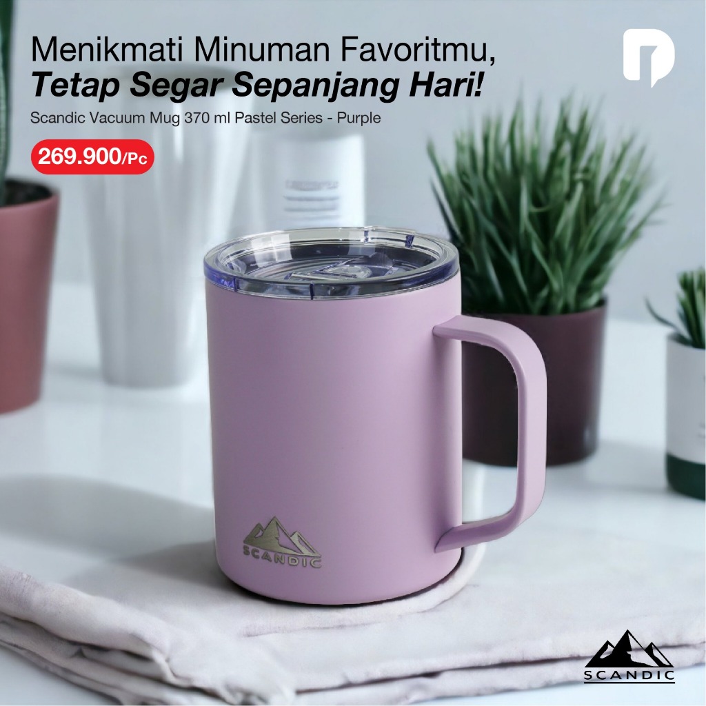 Mug Vakum Scandic 370 ml Seri Pastel