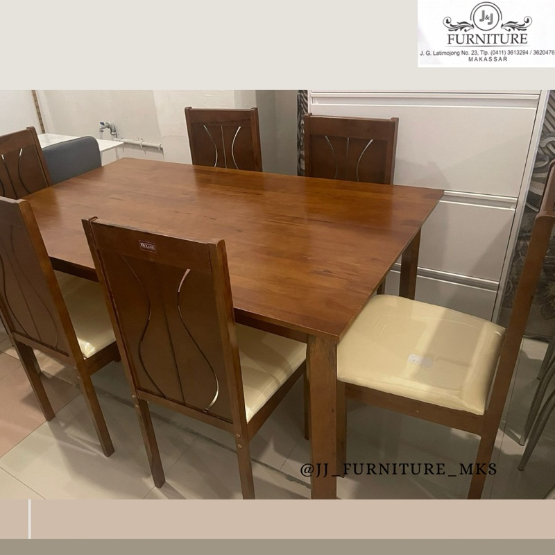 Meja makan kayu minimalis meja makan kayu murah