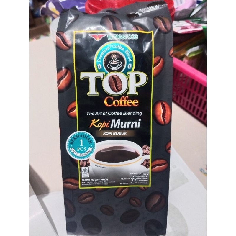 

GRATIS 1 Bh gelas cantik Top Kopi Instan Murni 158 gram