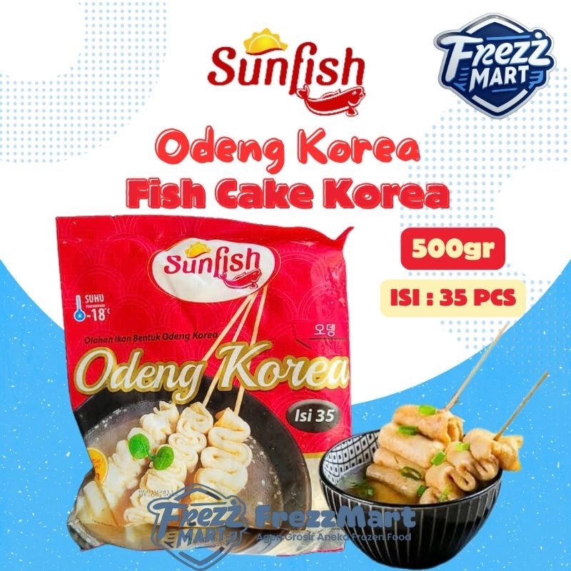 

Sunfish Odeng Korea 500gr Olahan Ikan Beku Korea Fish Cake Frozen Food