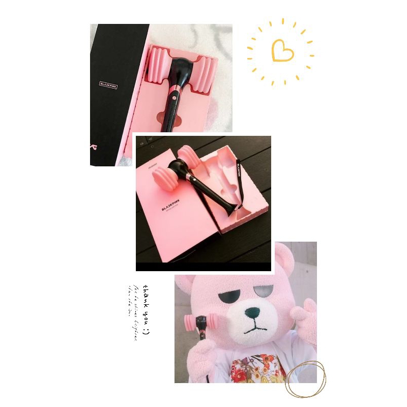 (READY) OBRAL MURAH LIGHTSTICK BLACKPINK VER 1 ALBUM BLACKPINK PC LISA JENIE JISOO ROSE || Baca desk