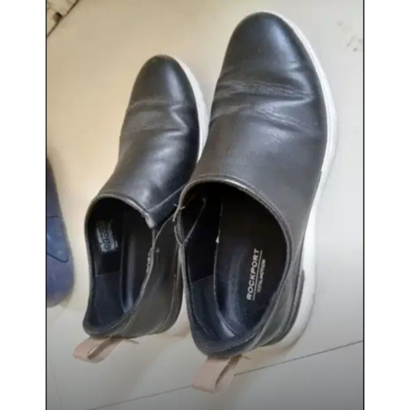 SEPATU WANITA HITAM BLACK ROCKPORT ORI IMPORT SIZE 38 BEKAS