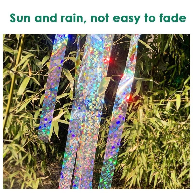 RB 80m Pita Pengusir Burung Plastik Pengusir Burung Pengusir Burung Di Sawah Pengusir Burung