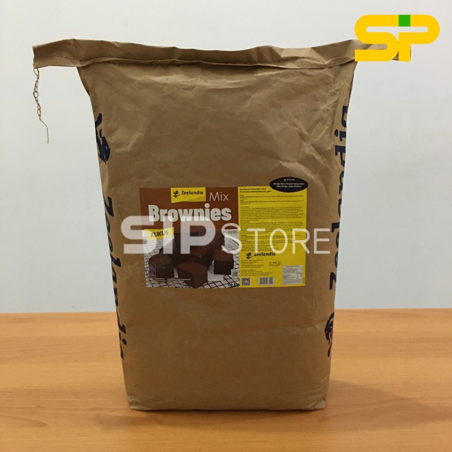 

Zeelandia Brownies Mix Kukus 10kg / Tepung Premix Buat Brownis Coklat (BAG)