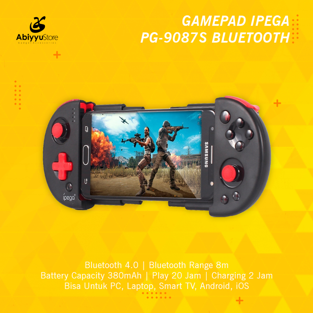 Gamepad Stick Wireless Bluetooth IPEGA PG-9087S Gaming Android iOS PC Smart TV Komputer