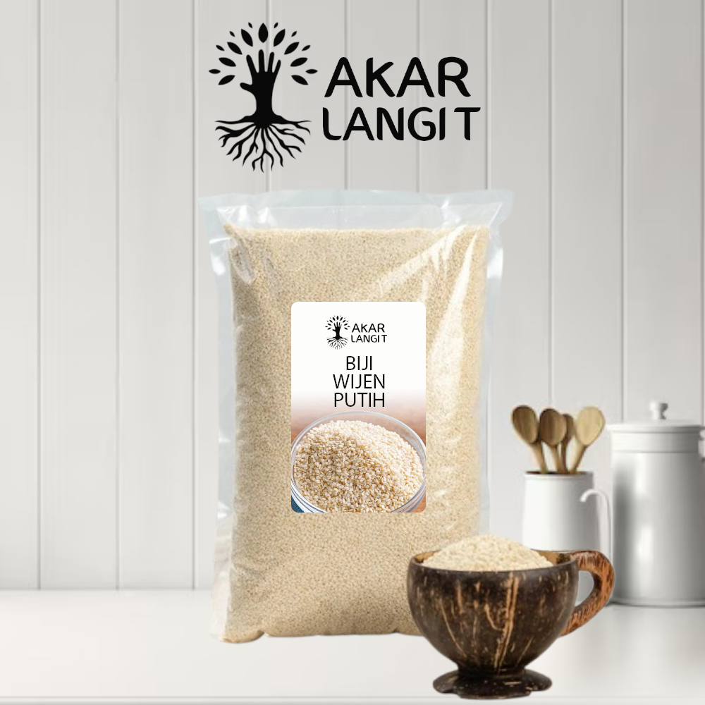 

Biji Wijen Putih 1 Kg White Sesame Seed Premium Akarlangit