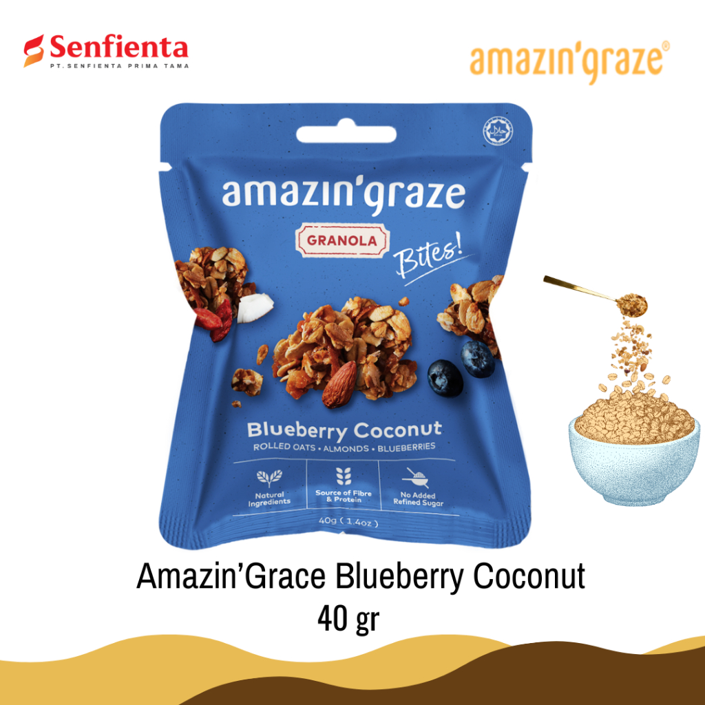 

Amazin'Graze Blueberry Coconut Granola 40 gr