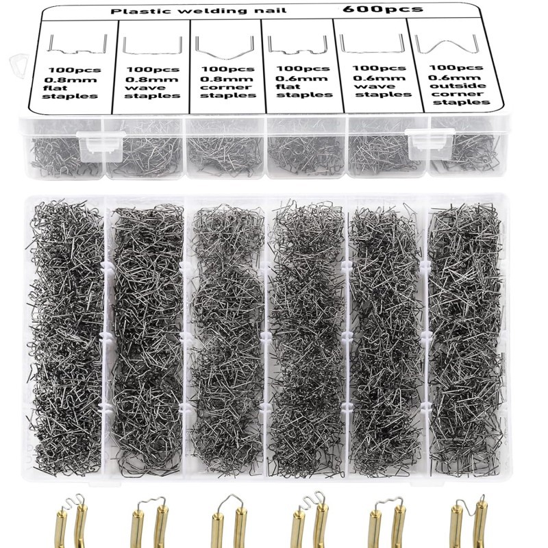 Kawat Las Plastik Bumper Isi 600 Kawat Las Tembak Plastik Refill Staples Welding Refill Las Plastik