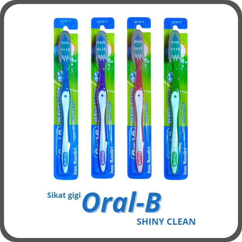 Sikat Gigi Oral B Shiny Clean Soft