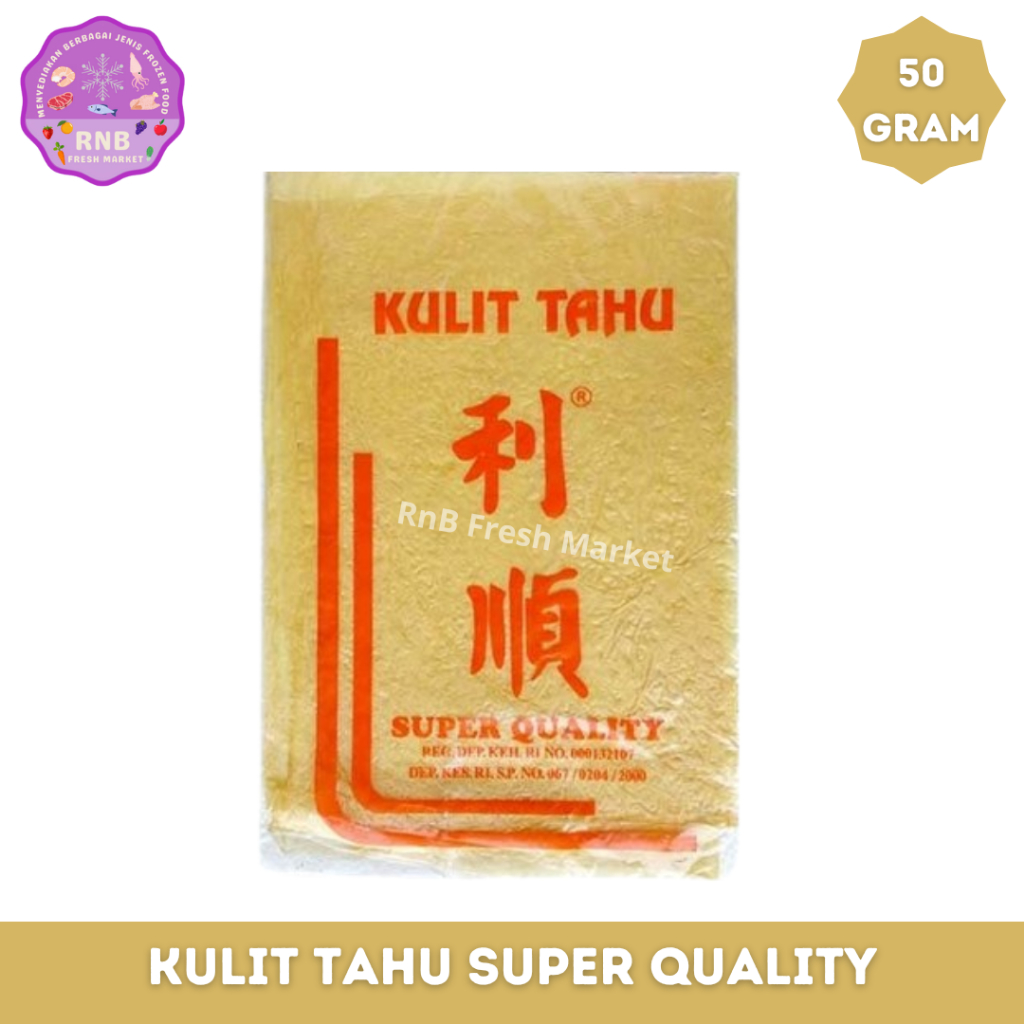 

Kulit Tahu Super Netto 50 Gram