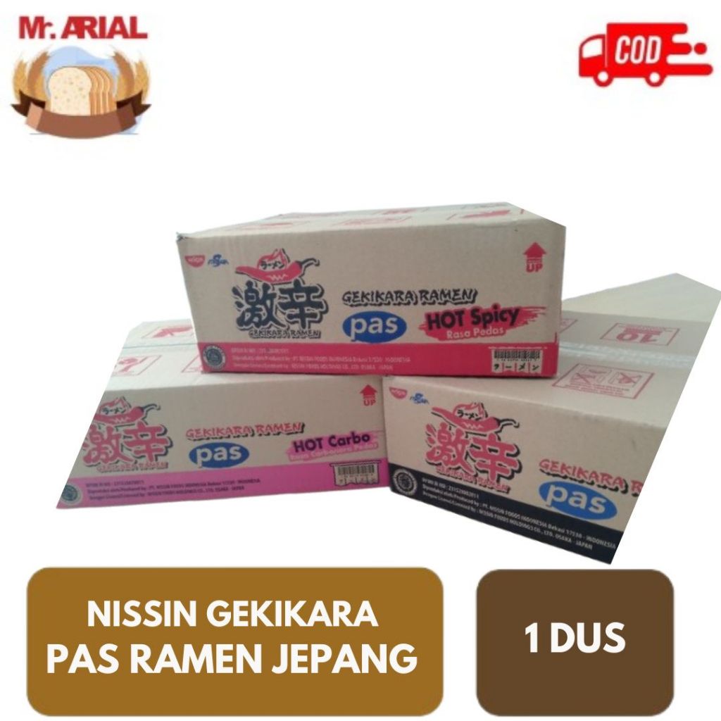 

NISSIN GEKIKARA PAS RAMEN JEPANG VARIAN RASA 1 DUS ( isi 30 pcs)