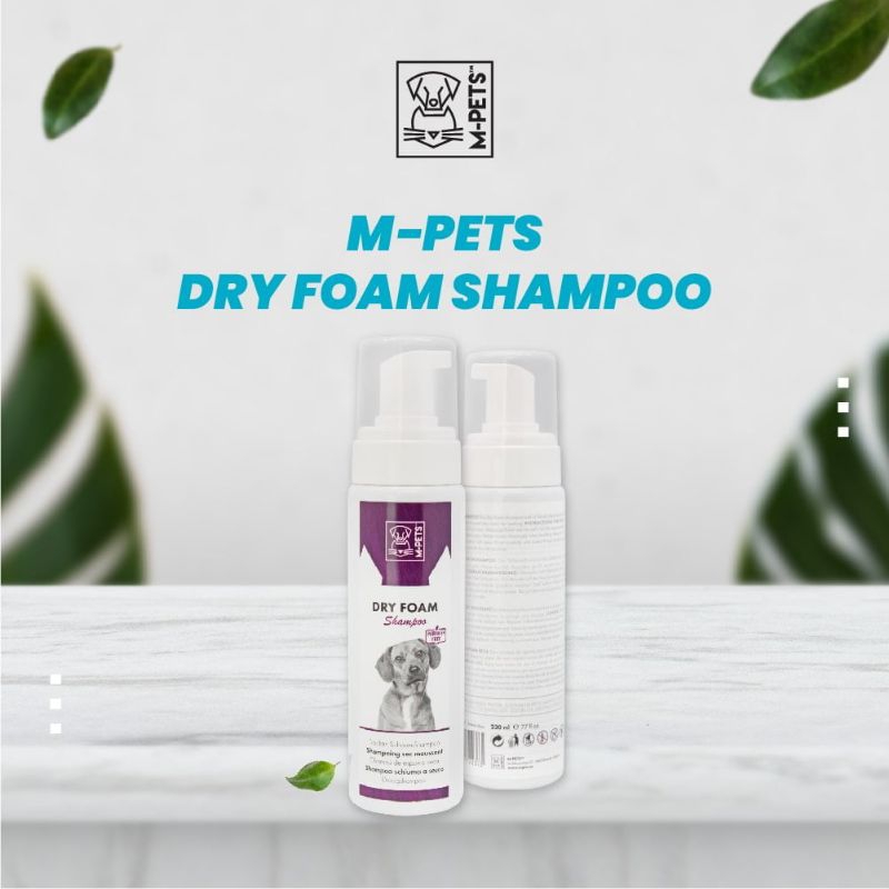 Mpets Dry Foam Shampoo For Dog / Dry Shampoo Anjing / Shampoo Mandi Kering Anjing / Dry Shampoo