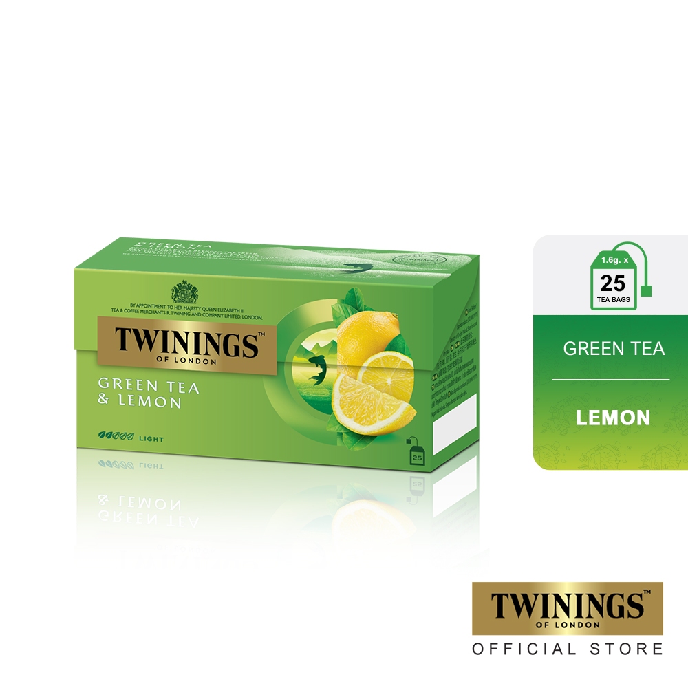 

Twinings Teh Hijau Celup Rasa Green Tea Lemon 25x1.6gr