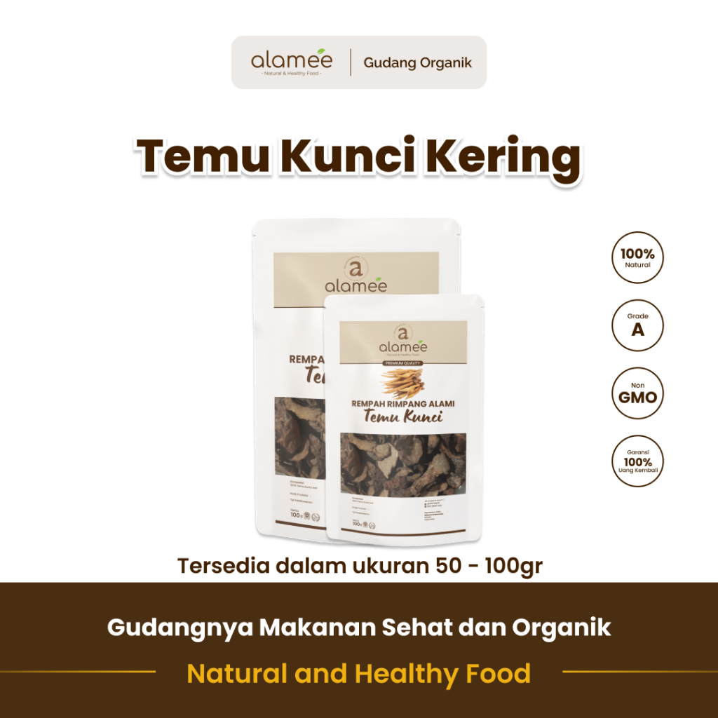 

alamee rimpang temu kunci rempah tradisional rasa khas aroma segar bumbu dapur penyedap alami herbal