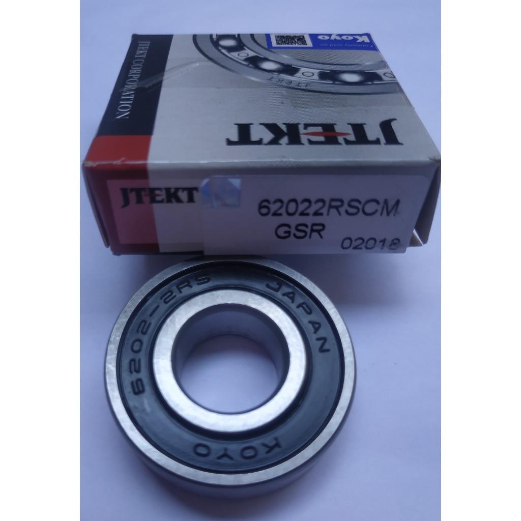 Laher Roda Depan Belakang Vixion Ninja RX King Scorpio Byson Bearing 6202 RS KOYO 6202 2RS (ID 15mm,