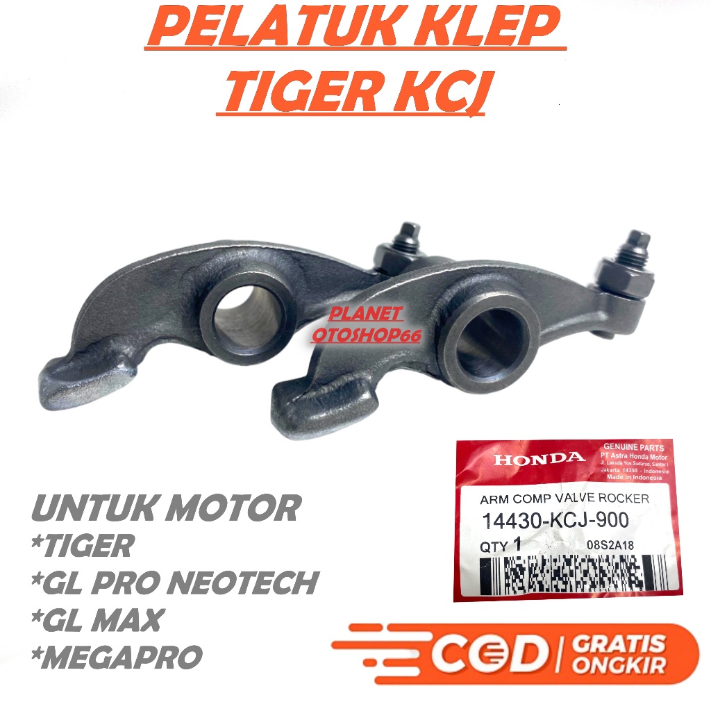 PELATUK KLEP ROCKER ARM VALVE TIGER GL PRO NEOTECH GL MAX MEGAPRO KODE KCJ/KEH