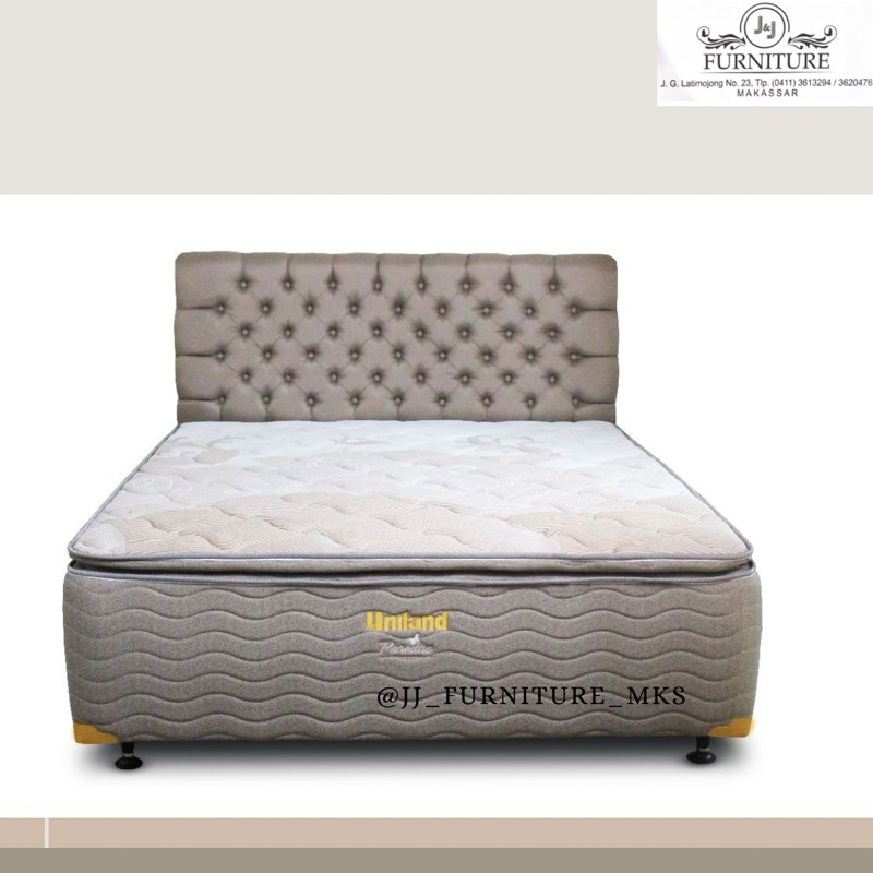 Uniland springbed set boxy pillowtop kasur murah makassar
