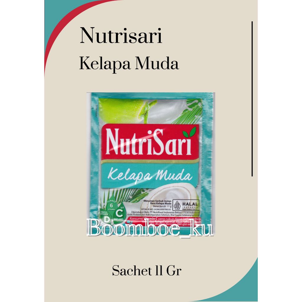 

Nutrisari Kelapa Muda 11Gr