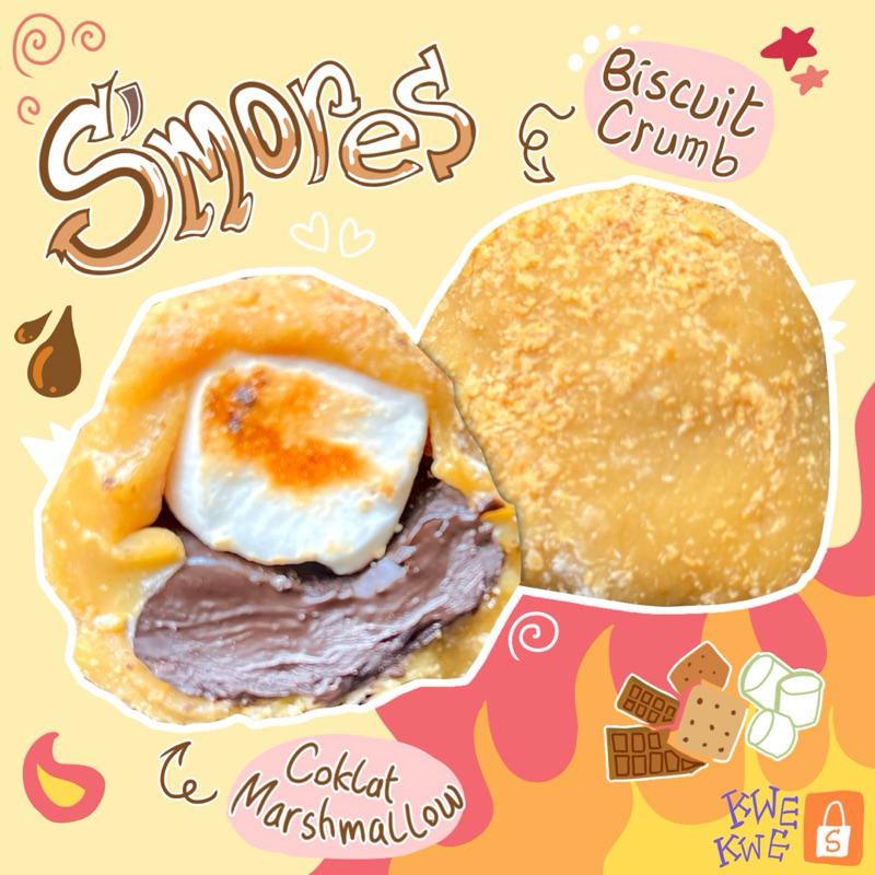 

S’MORES MOCHI - Freshly Homemade by KweKwe