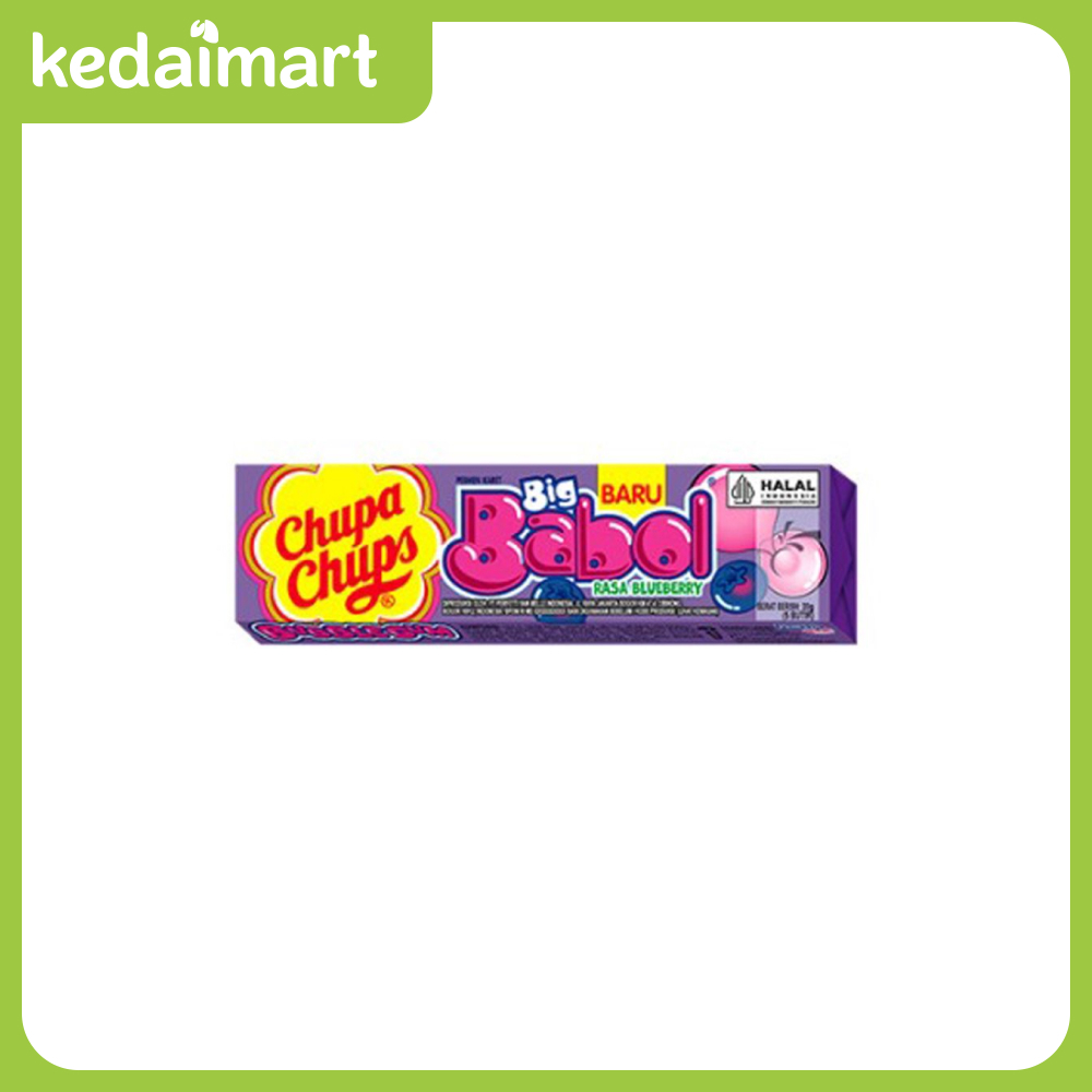 

Chupa Chups Big Babol Permen Karet Stik Blueberry 20 Gram