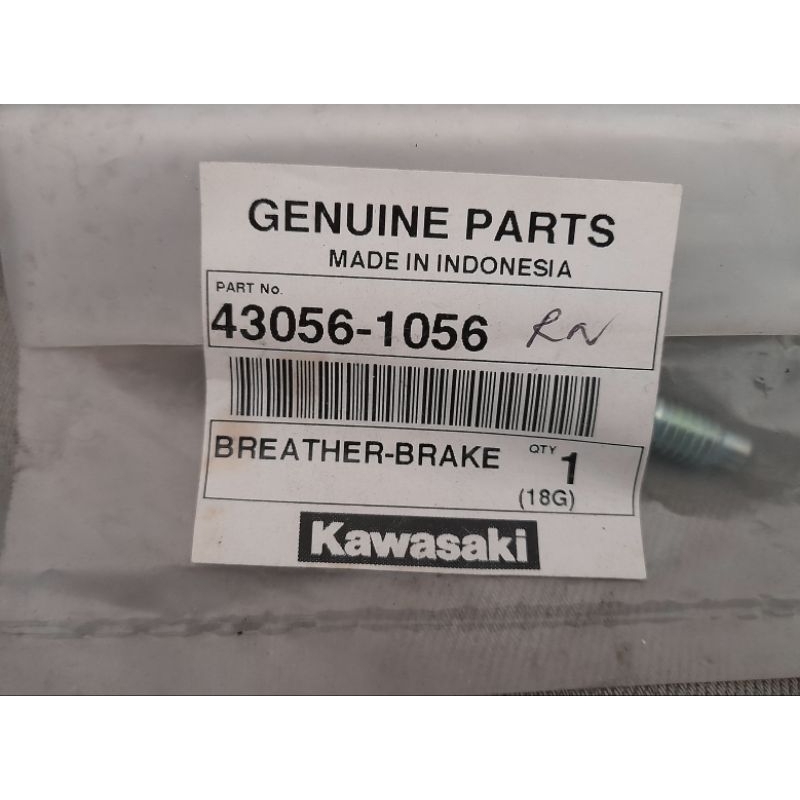 nepel pembuangan angin rem ninja