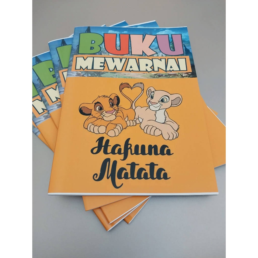 

Buku Mewarnai I Kualitas Premium I Ukuran A4 BESAR [isi 40 Gambar] : Kartun - HMT