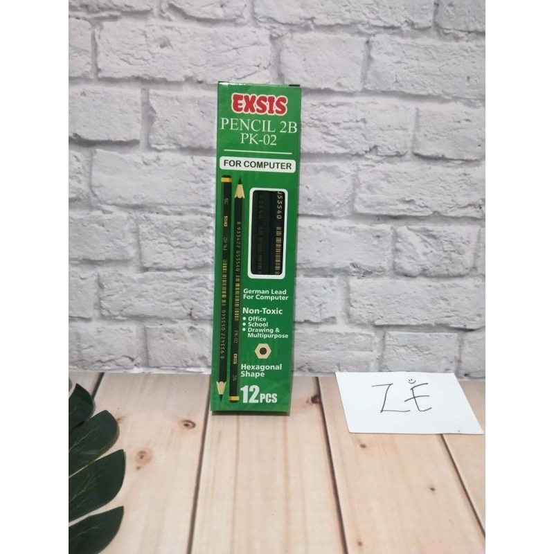 

1 pack (isi 12 ) pensil 2B exsis