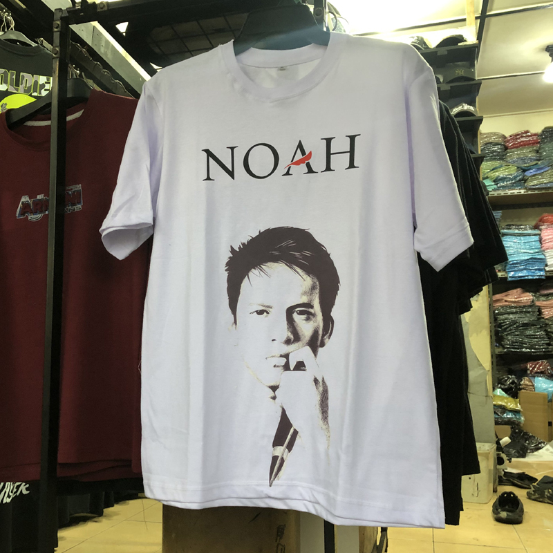 READY STOCK LANGSUNG ORDER AJA || Kaos Ariel Noah Tshirt 100% Cotton | Size S M L XL XXL 3XL 4XL | T
