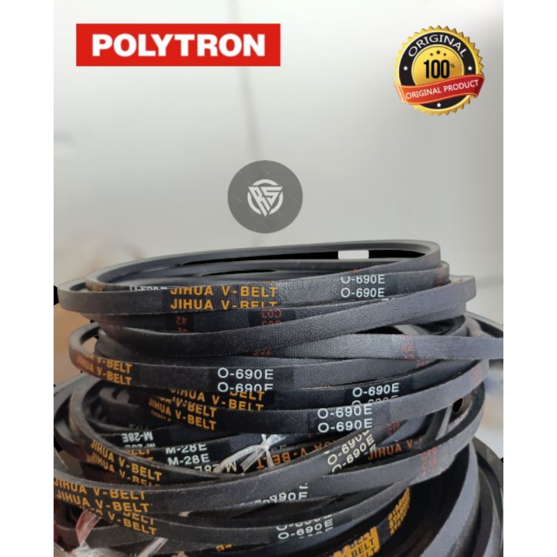 Karet V-Belt | Fanbelt/ VBelt/ Linden Mesin Cuci 2 Tabung POLYTRON Original | O - 690E