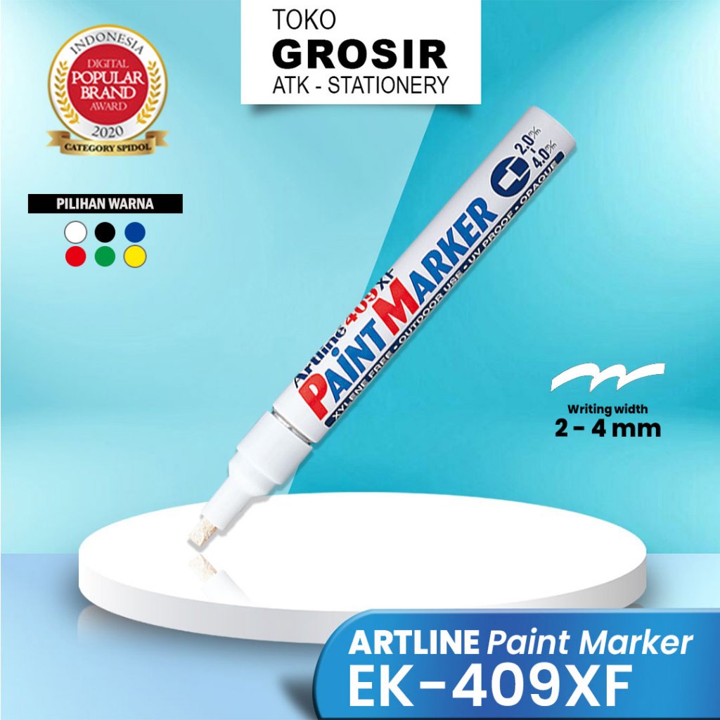 

Spidol Paint Marker Artline 2-4 mm EK-409XF