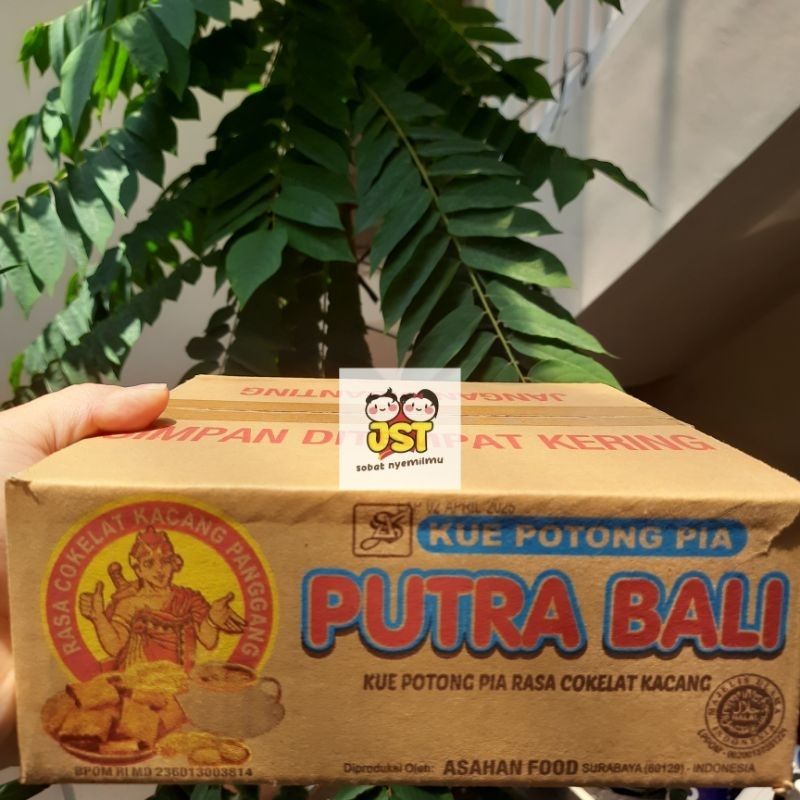 

[Per 1 Dus] Kue Potong Pia Putra Bali Snack Jadul Rasa Coklat Kacang Panggang