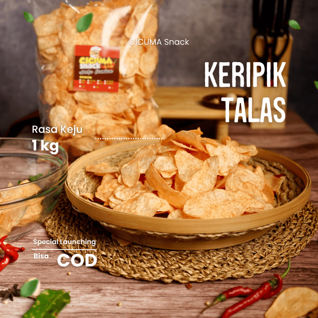 

RAOS SNACK - Keripik Talas Banyak Varian Rasa