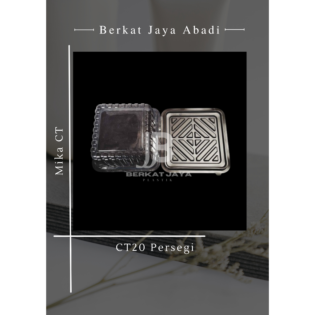 (1PCS) MIKA TART PERSEGI CT20 CT22 CT25 CT28 CT30