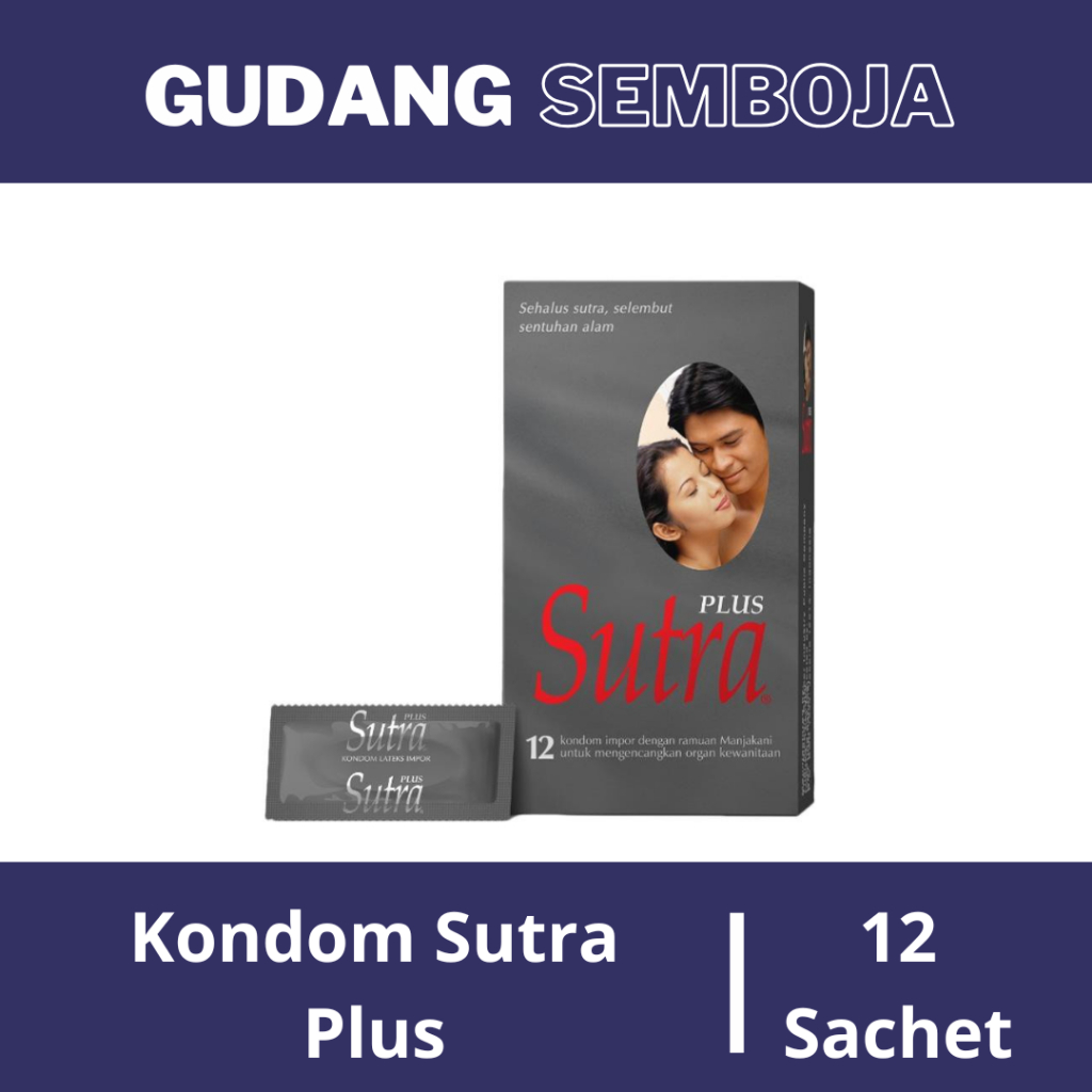 Zainosikon Kondom Sutra Plus Isi 12 Sachet / Membantu Mengencangkan Organ Kewanitaan